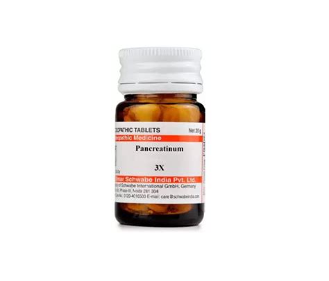 Buy Schwabe Pancreatinum Trituration 3X, 6X Tablets – Homeomart