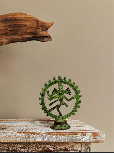Lord Shiva as Natraj: Oxidized Artwork | Shop for more Home Decor