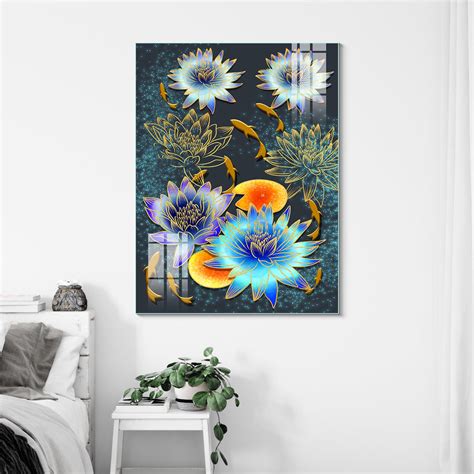 Beautiful Aquarium Art Wall Painting for Home – Flair Glass