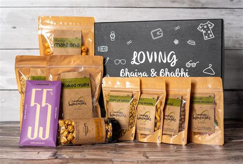 FOODCLOUD.IN Munchies Loving Bhaiya & bhabhi Gift Hamper | Homemade ...