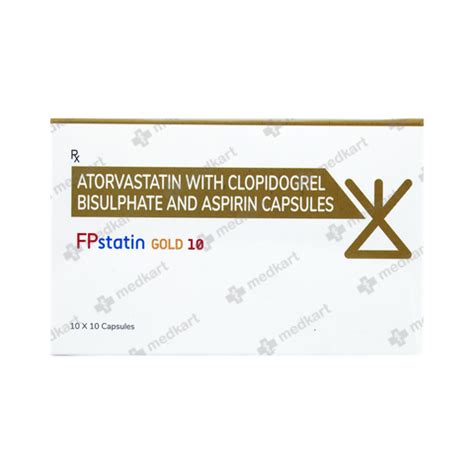 FPSTATIN GOLD 10MG CAPSULE 10'S : View Price, Combination and ...