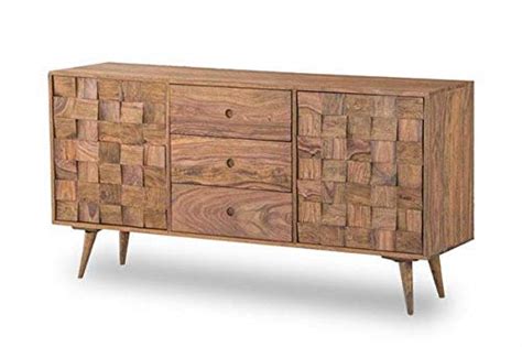 SS WOOD FURNITURE Solid sheesham Wood mailn Side Board (145 * 45 * 75 ...