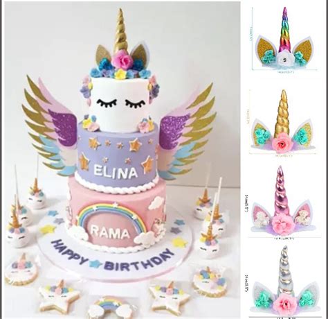Bakewareind Unicorn Topper For Cake Cupcake Decorating