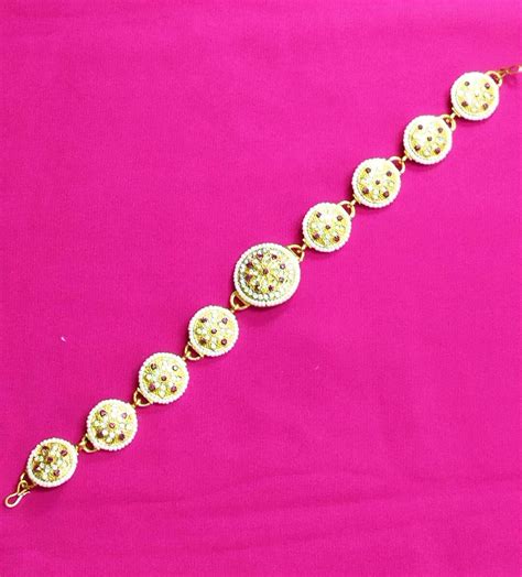 Buy Kundan Matha Patti ,sheeshphool, Kundan Sheesh Phool, Mathapatti ...