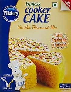 Pillsbury Eggless Cooker Cake Mix, Vanilla, 159g (Pack of 2): Amazon.in ...
