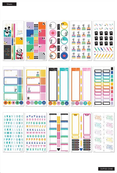 Buy The Happy Planner, 30 Sheet Sticker Value Pack, Matte Paper ...