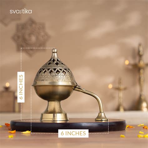 Loban Burner for Pooja Room | Shop Brass Incense Holders