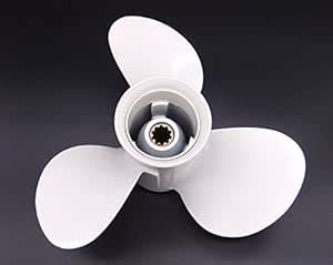 SouthMarine 9 7/8x12-F Aluminium Alloy Propeller for Yamaha 20hp 25hp ...