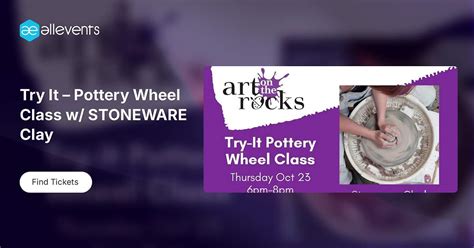 Try It – Pottery Wheel Class w/ STONEWARE Clay, 875 Merriam Ave, Unit ...