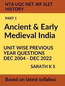 UGC NTA NET JRF History Ancient & Early Medieval India Chapter Wise ...