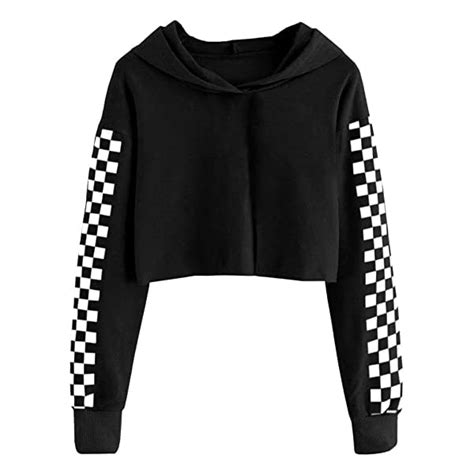 Funky MonkeyGirls and Womens Long Sleeve Dropshoulder Pullover Crop ...