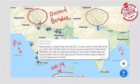 Did Google Maps Remove The LoC Between India And Pakistan? Fact-Check ...