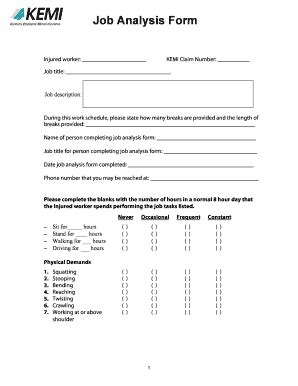 Kemi Job - Fill and Sign Printable Template Online