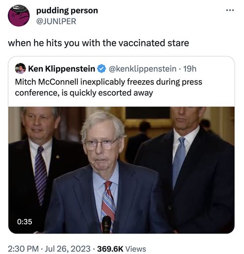 Mitch McConnell Frozen meme | Mitch McConnell Freeze at Press ...