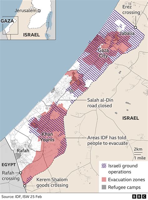 Gaza Strip in maps: How life has changed - BBC News