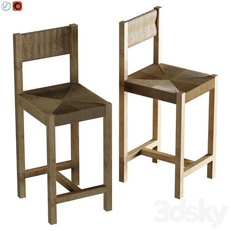 Malibu Woven Bar & Counter Stools 3DS Max Model – 3DSky Model Free