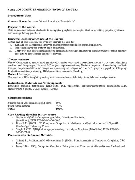 Image result for Computer Graphics Course