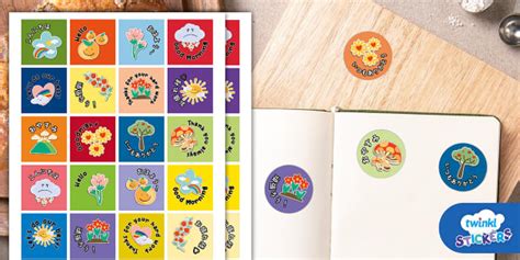 Twinkl Japan + Stickers - Cute Stickers - Rainbow Theme