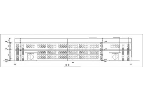 南昌市工厂1600平米2层框架结构加工厂房建筑设计CAD图纸_工业建筑_土木在线