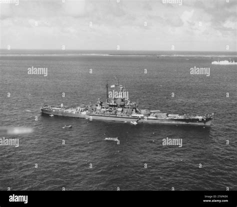 USS South Dakota in Ulithi Stock Photo - Alamy