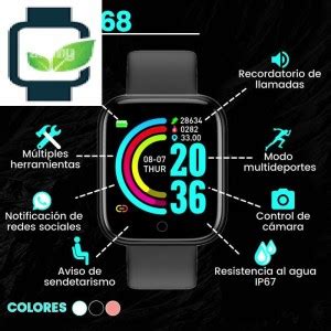 Ykarn Trades OK112(D20) MUTI SPORT SLEEP TRACKER SMART WATCH BLACK ...