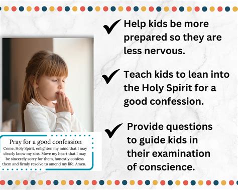 First Reconciliation Prep With Examination of Conscience and Act of ...