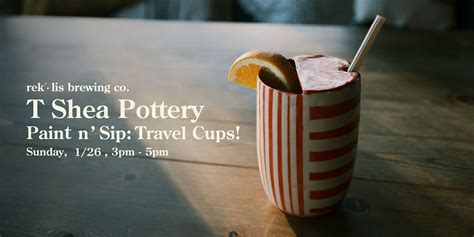 Pottery, Paint n Sip!, Rek'-Lis Brewing Company, Bethlehem, 26 January ...