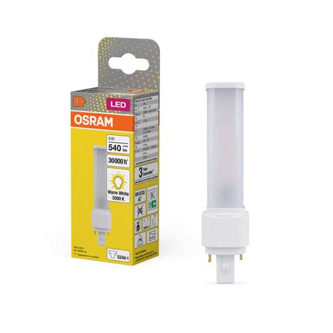 Osram / Ledvance LED Dulux D matt 120° 5-10W/830 warmweiß 540lm G24d-1 ...