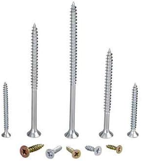 Rkgd Zinc Plated Chipboard Screw Philips Ponzi Flat Head Tapping Screws ...