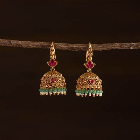 Meenakari Jhumkas – Made For Hers