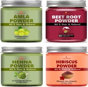 voorkoms Beetroot Amla Henna Hibiscus Powder Natural Wellness Blend 400 ...