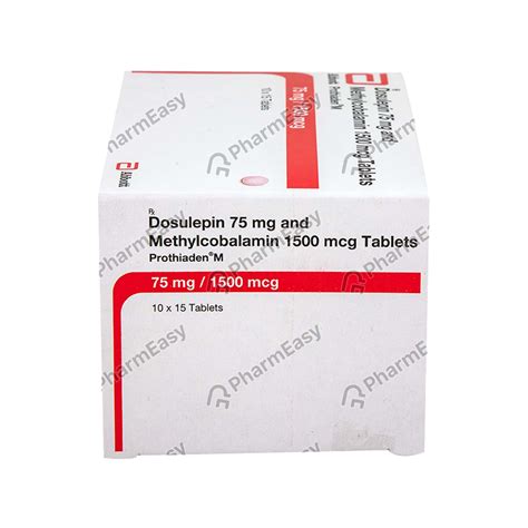 Buy Prothiaden M 75mg/1500mcg Tablets 15'S Online at Flat 15% OFF ...