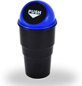 True Trend High Durable Mini Car Dustbin/ Easy Clean Plastic Dustbin ...