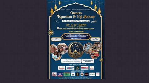 Eid Bazaar 2025, Red Rose Convention Centre, Derry Road East ...