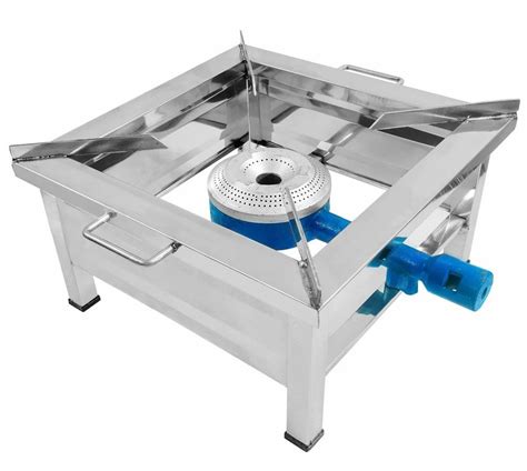 Stainless Steel Bhatti - Two Burner Stainless Steel Bhatti 10x30 Inches ...