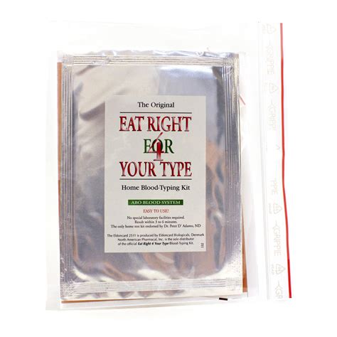Home Blood Type Testing Kit | personalpower