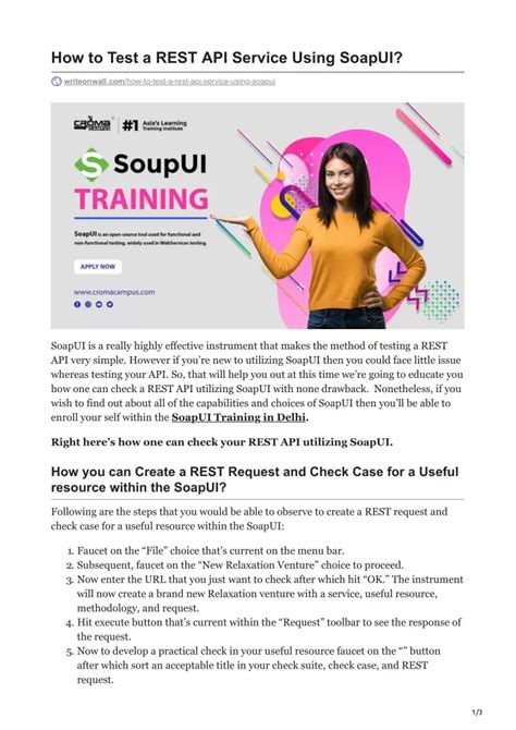 Image result for How to Test REST API On SoapUI