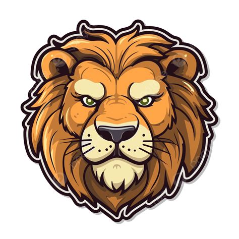 Lion Head Mascot Vector Illustration Clipart, Lion Face, Lion Face ...