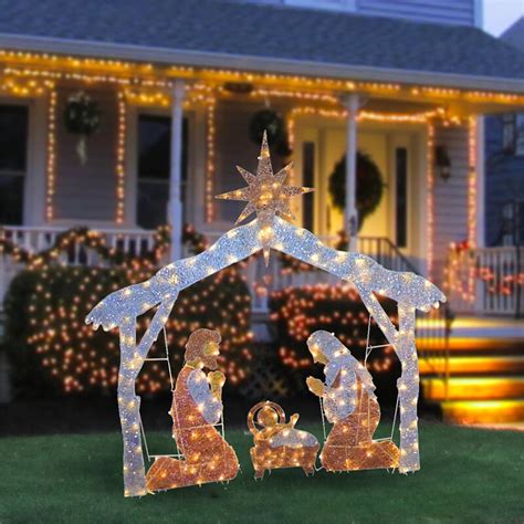 Buy Christmas Nativity Set Lighted Nativity Scene is a Great to Your ...