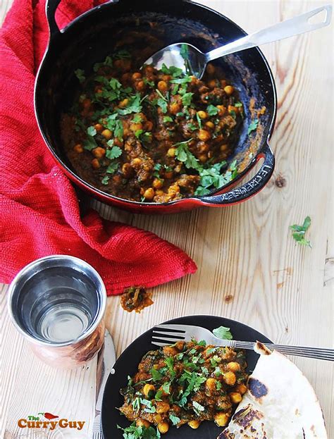 Easy Chana Saag Recipe | Chickpeas & Spinach | The Curry Guy