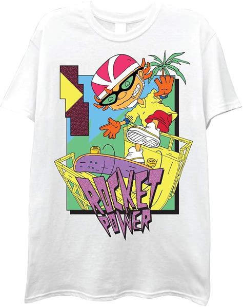 Buy Nickelodeon Mens 90's Classic Shirt - Rocket Power Otto, Regina ...