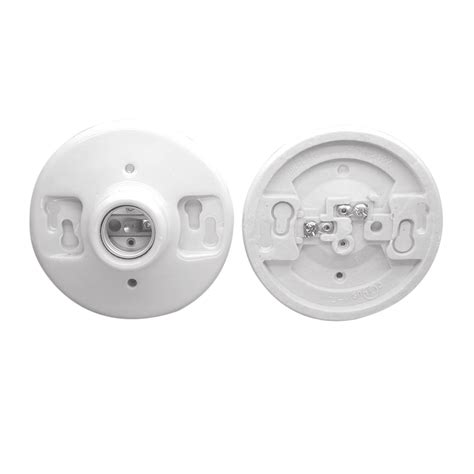 IS264 - Ceiling Medium Base Porcelain Keyless Incandescent Light Socket ...