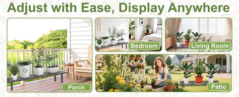 DVI 5-Tube Metal Plant Stand – Heavy Duty Indoor & Outdoor Flower Pot ...