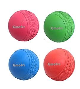 Gmefvr Rubber Cricket Ball Multi Color Pack of 4 : Amazon.in: Sports ...