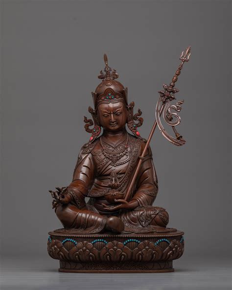 Guru Rinpoche Oxidized Statue | Awaken to Profound Spiritual Insights ...