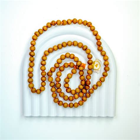 Chandan string (Chandan Mala), 108+ Beads. – Krishna Gems and jewellers