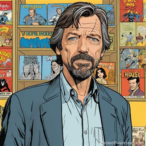 Dr. House Drawing | Stable Diffusion Online