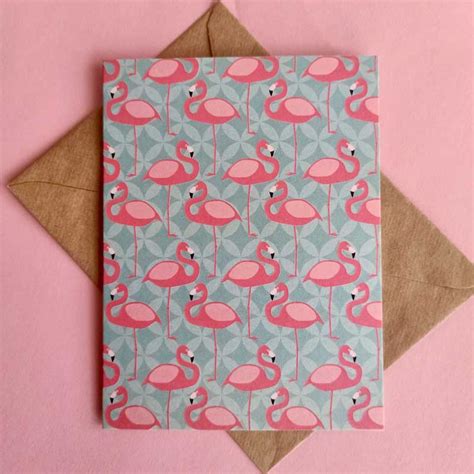 Flamingoes Greeting Cards – Babble Wrap