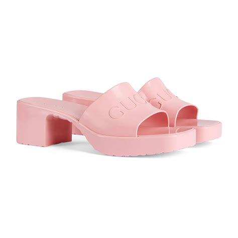 gucci pink sandals