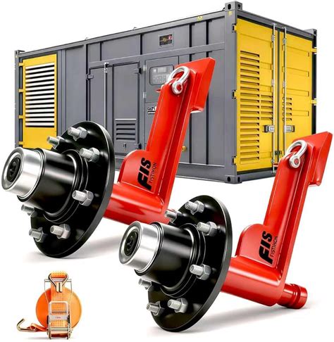 Fistihon 2 Pack Shipping Container Wheels 8-Lug Wheels Kit, India | Ubuy